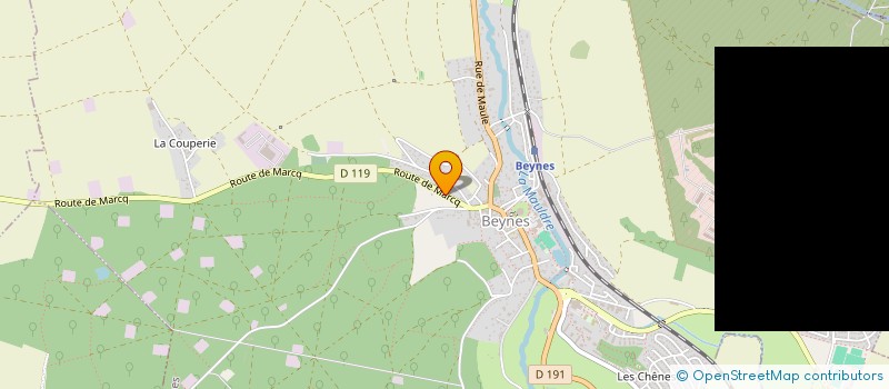 localisation de l'entreprise MADAME SEVERINE CADET  BEYNES