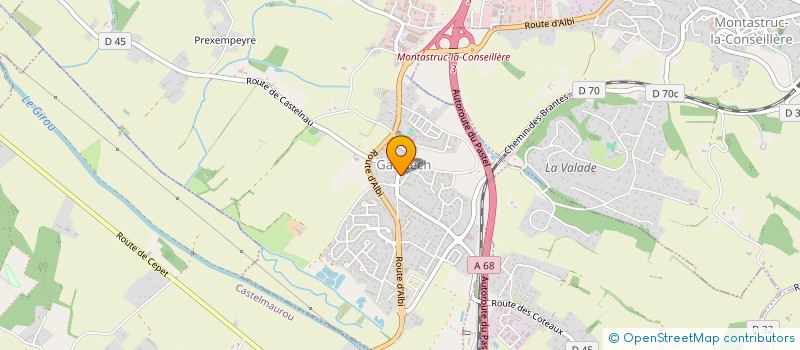 localisation de l'entreprise MADAME SEVERINE CAMPERGUE  GARIDECH