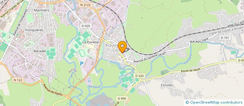 localisation de l'entreprise MADAME SEVERINE CANAL à ARPAJON-SUR-CERE