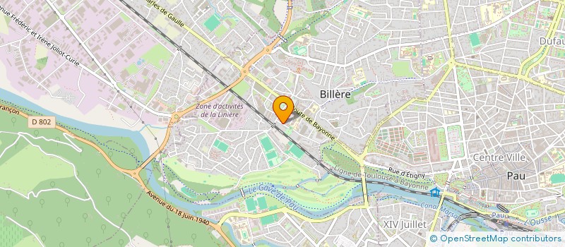 localisation de l'entreprise MADAME SEVERINE CAPBLANCQ  BILLERE