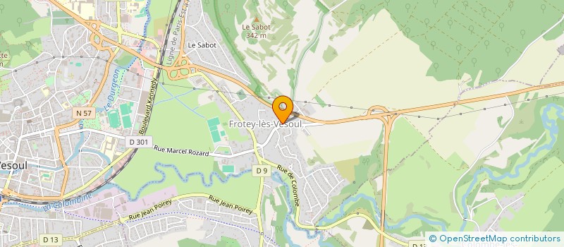 localisation de l'entreprise MADAME SEVERINE CAPICOTTO  FROTEY-LES-VESOUL