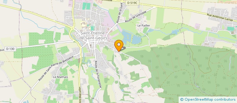 localisation de l'entreprise MADAME SEVERINE CARDOSO LOUREIRO DE ANDRADE  SAINT-ETIENNE-DE-SAINT-GEOIRS