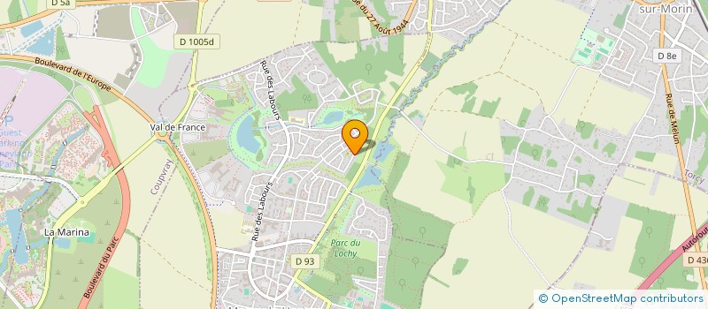 localisation de l'entreprise MADAME SEVERINE CAREME  MAGNY-LE-HONGRE