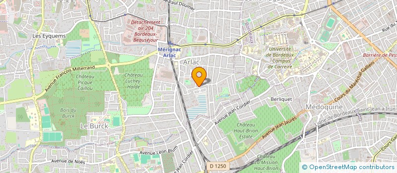 localisation de l'entreprise MADAME SEVERINE CASTAGNOS  MERIGNAC