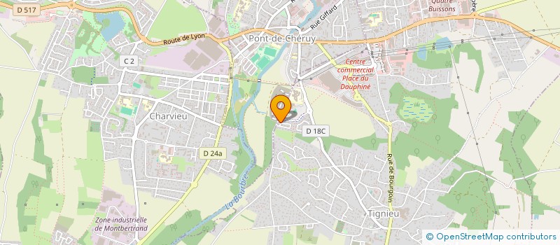 localisation de l'entreprise MADAME SEVERINE CATANESE  TIGNIEU-JAMEYZIEU