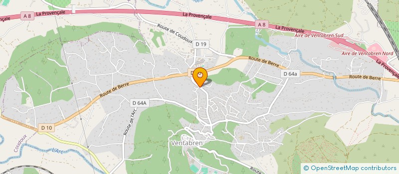 localisation de l'entreprise MADAME SEVERINE CAUVET  VENTABREN