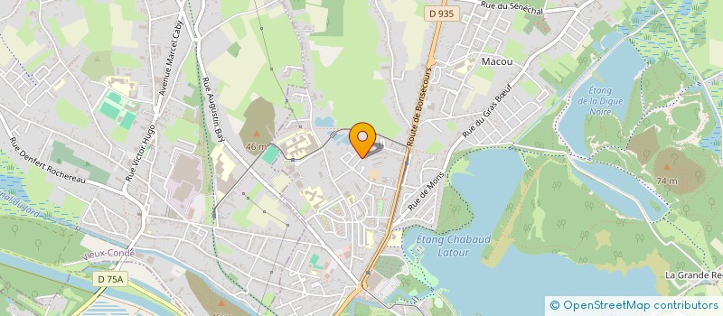 localisation de l'entreprise MADAME SEVERINE CAUVILLE  CONDE-SUR-L'ESCAUT