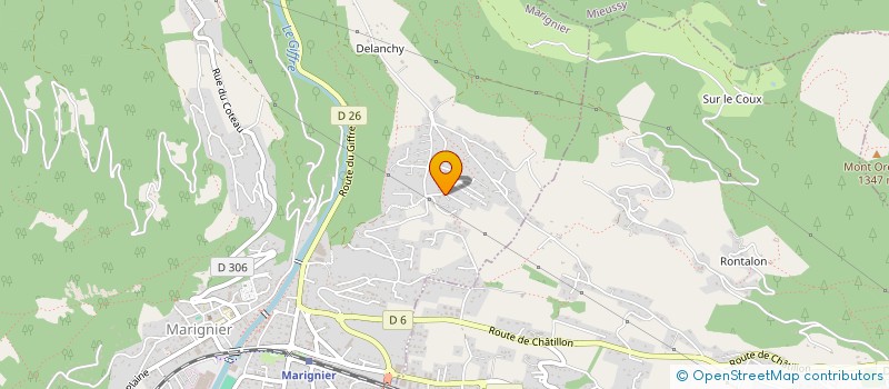 localisation de l'entreprise MADAME SEVERINE CELLI  MARIGNIER