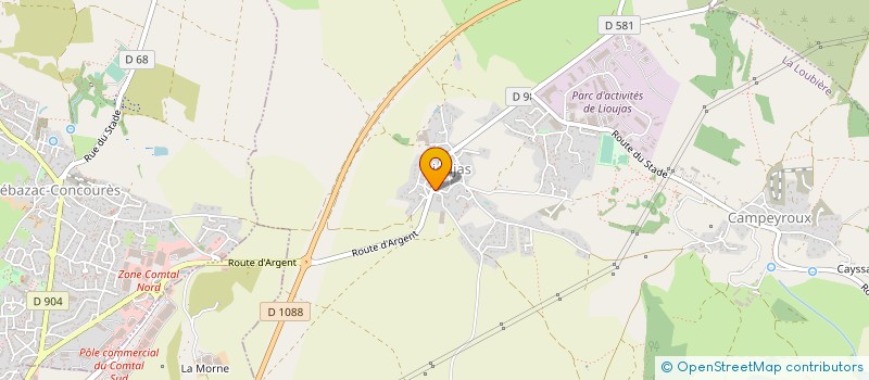 localisation de l'entreprise MADAME SEVERINE CHABBERT  LA LOUBIERE