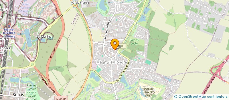 localisation de l'entreprise MADAME SEVERINE CHAIBRIANT  MAGNY-LE-HONGRE