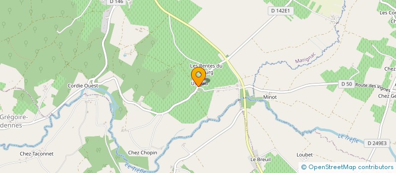 localisation de l'entreprise MADAME SEVERINE CHAMPRENAUT  MARIGNAC