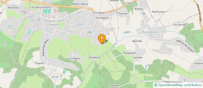 localisation de l'entreprise MADAME SEVERINE CHAMPY  FARGUES-SAINT-HILAIRE