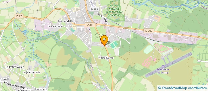 localisation de l'entreprise MADAME SEVERINE CHANGY  LESSAY