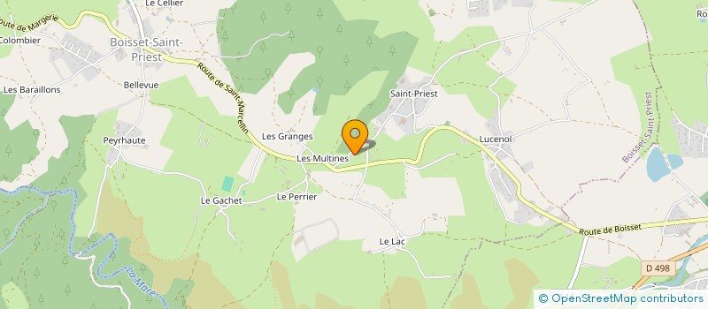 localisation de l'entreprise MADAME SEVERINE CHAPELLE  BOISSET-SAINT-PRIEST