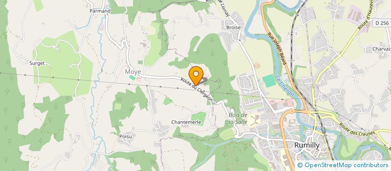 localisation de l'entreprise MADAME SEVERINE CHARDON  MOYE