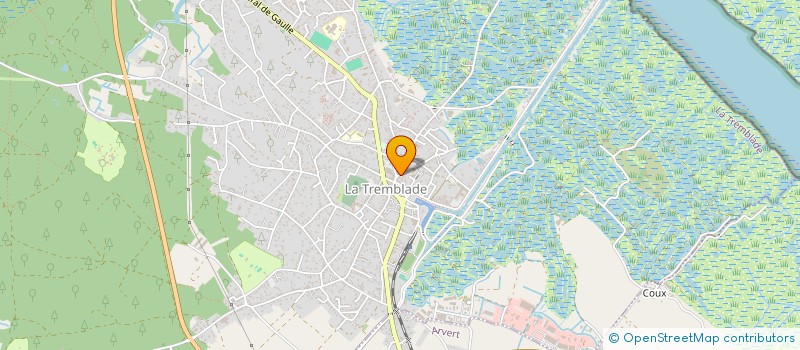 localisation de l'entreprise MADAME SEVERINE CHARLES  LA TREMBLADE