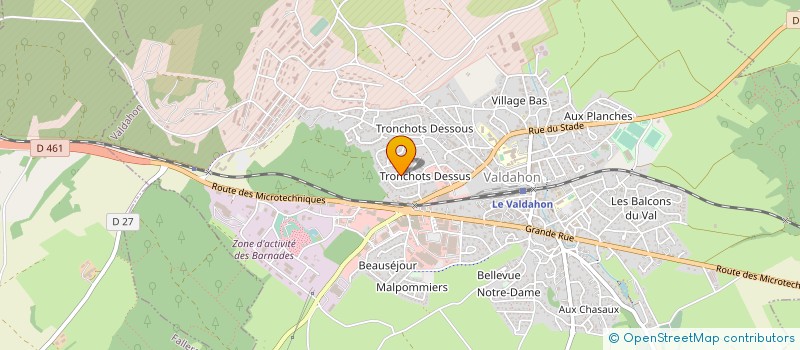 localisation de l'entreprise MADAME SEVERINE CHATELAIN à VALDAHON