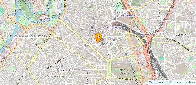 localisation de l'entreprise MADAME SEVERINE CHAUDERLIER à LILLE