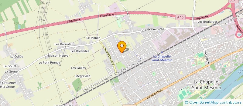 localisation de l'entreprise MADAME SEVERINE CHAUVEAU à LA CHAPELLE-SAINT-MESMIN