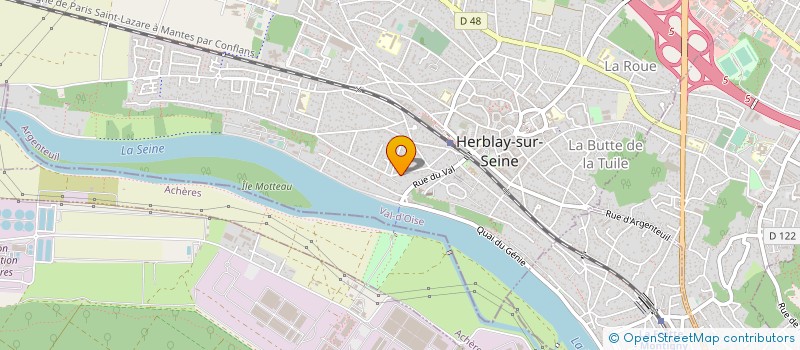 localisation de l'entreprise MADAME SEVERINE CHEVILLOTTE  HERBLAY-SUR-SEINE