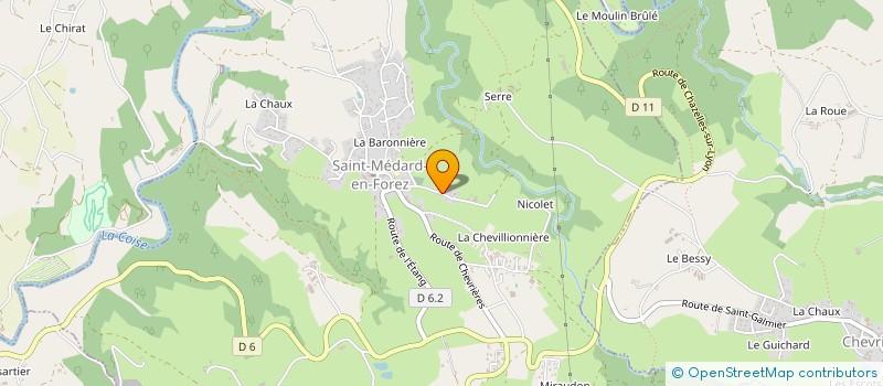 localisation de l'entreprise MADAME SEVERINE CHOMAT  SAINT-MEDARD-EN-FOREZ