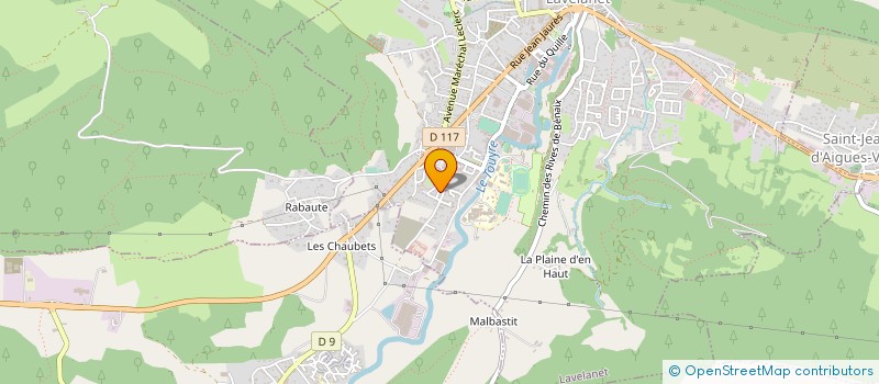 localisation de l'entreprise MADAME SEVERINE CHRETIEN à LAVELANET