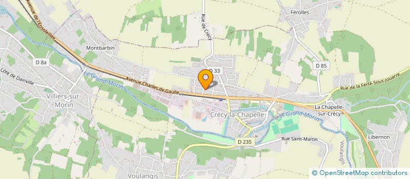 localisation de l'entreprise MADAME SEVERINE CHRISTOU  CRECY-LA-CHAPELLE