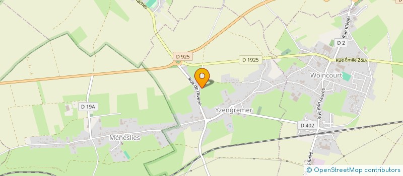 localisation de l'entreprise MADAME SEVERINE CLERET  YZENGREMER