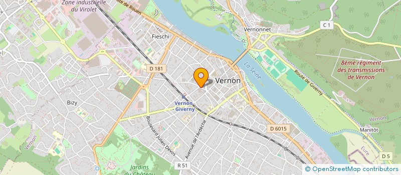 localisation de l'entreprise MADAME SEVERINE COLIN à VERNON