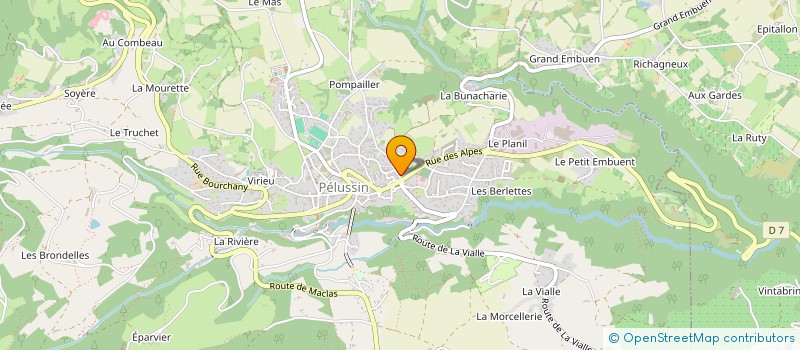 localisation de l'entreprise MADAME SEVERINE COLLIAT  COLOMBIER