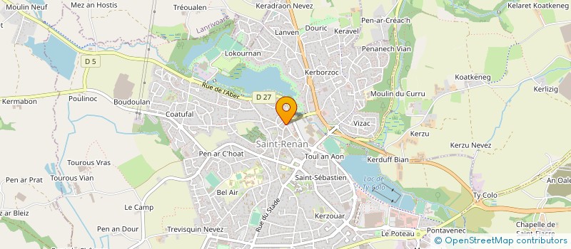 localisation de l'entreprise MADAME SEVERINE COMBEAU à SAINT-RENAN