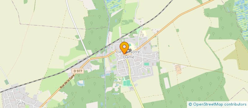 localisation de l'entreprise MADAME SEVERINE COMMUNAUX  LIESSE-NOTRE-DAME