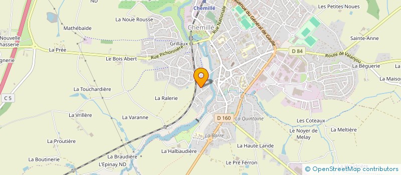 localisation de l'entreprise MADAME SEVERINE CONIER  CHEMILLE-EN-ANJOU