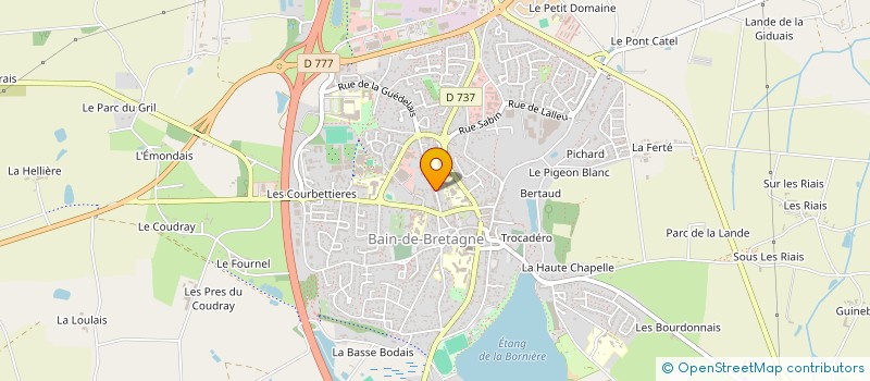 localisation de l'entreprise MADAME SEVERINE CONNUEL  BAIN-DE-BRETAGNE