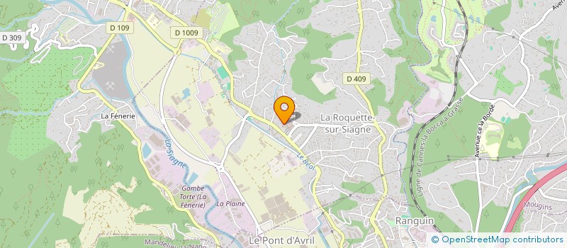 localisation de l'entreprise MADAME SEVERINE CONSTANS à LA ROQUETTE-SUR-SIAGNE
