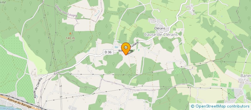 localisation de l'entreprise MADAME SEVERINE CORJON à CAUSE-DE-CLERANS