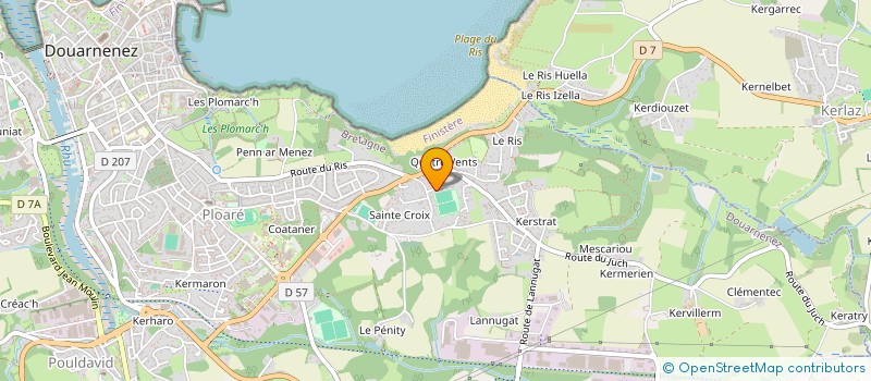 localisation de l'entreprise MADAME SEVERINE CORLAY  DOUARNENEZ