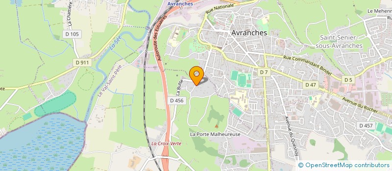 localisation de l'entreprise MADAME SEVERINE COSSEC  LE VAL-SAINT-PERE