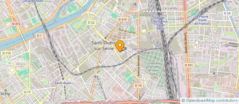 localisation de l'entreprise MADAME SEVERINE COUDREUSE à SAINT-OUEN-SUR-SEINE