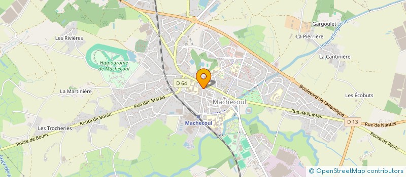 localisation de l'entreprise MADAME SEVERINE COUE  MACHECOUL-SAINT-MEME