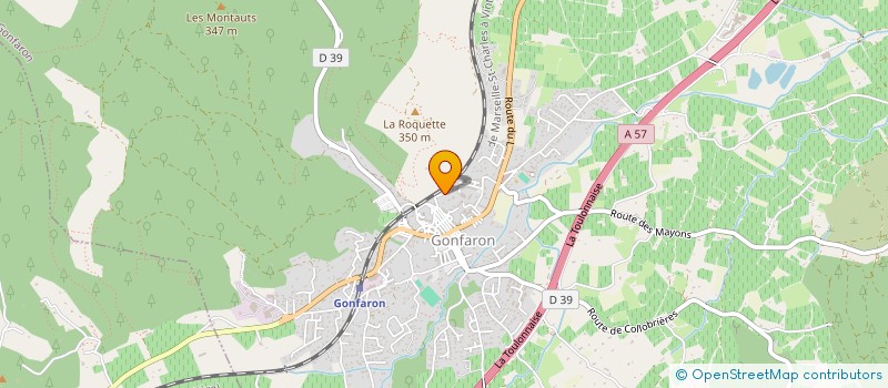 localisation de l'entreprise MADAME SEVERINE COURTEHOUX  GONFARON