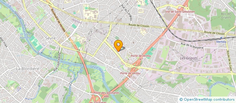 localisation de l'entreprise MADAME SEVERINE COURTON  VERTOU