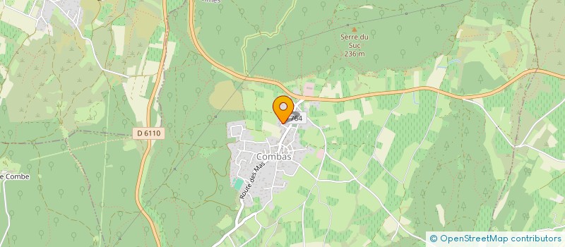 localisation de l'entreprise MADAME SEVERINE CRETIER  COMBAS