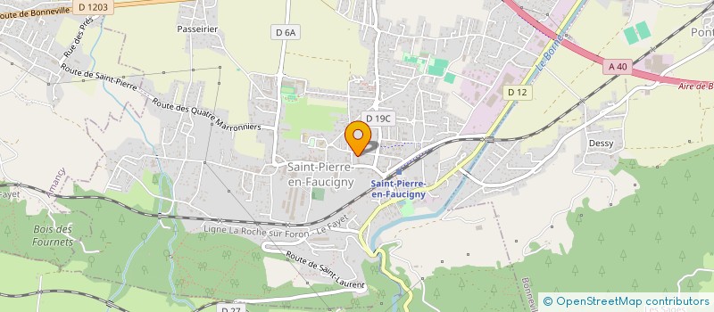 localisation de l'entreprise MADAME SEVERINE CROENNE  SAINT-PIERRE-EN-FAUCIGNY