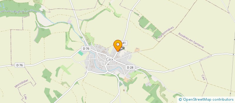 localisation de l'entreprise MADAME SEVERINE CROMBEZ  CAIX