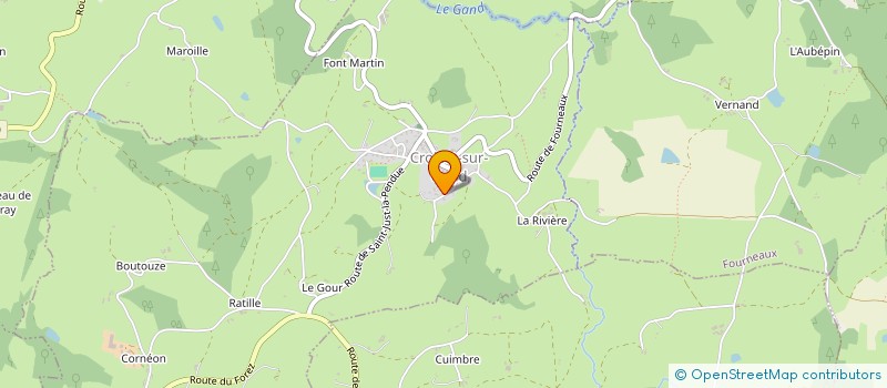 localisation de l'entreprise MADAME SEVERINE DAMIAN-FARJOT  CROIZET-SUR-GAND