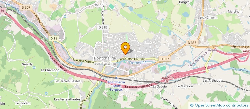 localisation de l'entreprise MADAME SEVERINE DAMON  VINDRY-SUR-TURDINE