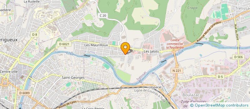 localisation de l'entreprise MADAME SEVERINE DAUB  PERIGUEUX