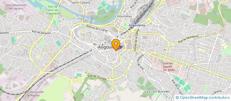 localisation de l'entreprise MADAME SEVERINE DAUDIN à ANGOULEME
