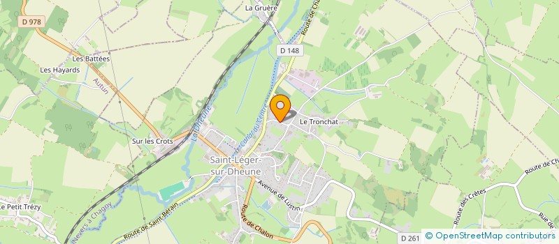 localisation de l'entreprise MADAME SEVERINE DAUSSE à SAINT-LEGER-SUR-DHEUNE